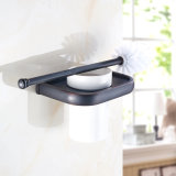 Flg Toilet Brush Holder with Ceramic Cup Oil Rubbed Bathroom