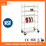 Metal Wire Display Exhibition Storage Reel Shelving for Poland