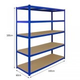 5 Tier Cheap Light Duty Warehouse Rack Metal Storage Shelf for Kitchen and Bathroom