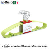 Wholesale PVC Coated Wire Metal Clothes Hangers for Drying