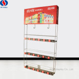 Supermarket Refrigerator Products Side Wall Matel Display Stand