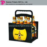 Foldable Plastic Beer Bottle Holder with Customized Printing