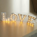 LED Lighted Marquee Sign Wooden Alphabet Letters