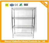 Wire Shelving and Metal Rack, Chrome-Plated, Powder-Coated, Adjustable Height