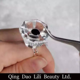 Lilibeautyltd Eyelash Extension Crystal Glass Adhesive Glue Ring Cup Holder Pallet