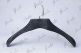 Luxury Anti-Slip Wood Coat Hanger with Laser Logo (YLWD84660W-BLK1)