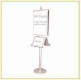 Store Advertising Brochure Holder/Poster Display Stand