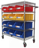 Chromed Wire Shelving Trolley (WST3614-010)