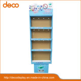 Recycled Durable Cardboard Banner Stand Display Shelf
