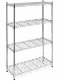 Chrome Bay with Shelves, Wire Shelving (WSR4018)