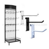 Grid Wall Hooks Wire Mesh Steel Gridwall Panel Stand Display Rack