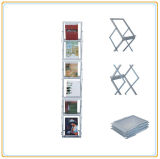 Free Standing Acrylic Brochure Holder Magazine Stand Display Rack (A4)