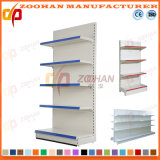Customized Steel Iron Shelving Supermarket Flat Back Panel Wall Shelves (Zhs584)