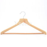 Basic Wood Cloth Hanger with Bar (YW200-6712H)