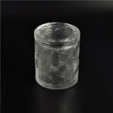 Luxury Wedding Decoration Glass Candle Holders with Lid