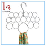 Metal Accessories - 18 Loops, Pearl Silver Scarf Hanger