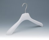 Semi-Clear Luxury White Large Plastic Hanger