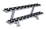 Commercial Gym Equipment 10 Pairs Twin Tier Dumbbell Rackv8-201