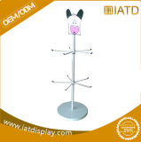 8 Hooks Rotating Spinner Display Stand for Retailing