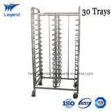 30 Trays Mobile Bakery Display Rack Manufacturer in China