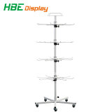 Hanging Spinning Wire Metal Hook Rotating Wire Display Stand