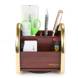 Rotatable Multi Functional Wooden Storage Organizer Small Size