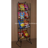 Free Standing Wire Chips Display Rack (PHY1060F)