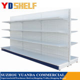 Top Quality Perforated Back Metal Steel Supermarket Shelf Display Rack