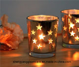Hot Sell Tea Light Candlestick Glass Candle Holders for Festival Gift