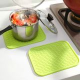 Kitchenware Silicone Rubber Hot Pot Holder Pads Cup Placemat Table Mat