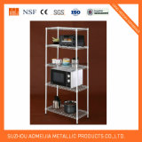 White Color Powder Coating Wire Shelf Racks From Shanghu Town Manufacture