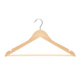 Wooden Suit Hanger with Bar (WH002-N)