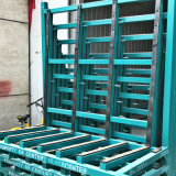 Steel Material Storage Glass Rack with Rubber Mat