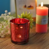 Laser Pattern Candle Holder with Color Painted