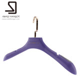 Purple Plastic Clothes Hanger, Clothing Hanger with Notch