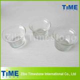 Round Shape Transparent Glass Candle Holders