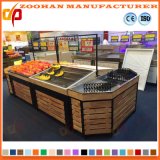 Metal Wooden Supermarket Vegetable and Fruit Display Rack Units (Zhv83)