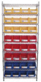 Wire Shelving Trolley with Bins (WST3614-010)