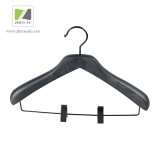 Multi-Function Wooden Suits Hanger with Metal Clips