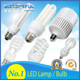 Hot Sale China Wholesale High Power U Shape/2u/3u/4u Energy Saving Light LED Bulb E27 5W 9W T3/T4/T5 Full Half Spiral Tube CFL Lighting Lotus Energy Saving Lamp