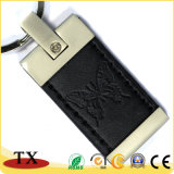 Pressing Logo Butterfly PU Leather Key Chain