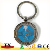 Souvenirs Round Shape Rotate Metal Key Chain Keying for Promotion