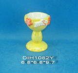 Hand-Painted Ceramic Egg Cup for Easter Decoration