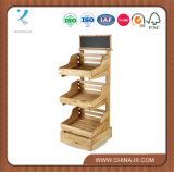 3 Tier Wooden Display Stand with 4 Tier Shelves