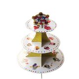Personality Custom Easy Assembly Stand Place-Saving Cupcake Display Rack for Parties and Holiday