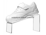 Custom Clear Acrylic Shoe Slanted Riser, Acrylic Shoes Display Stand