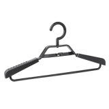 14 Inches Plastic Coat Hanger with Adjustable Shoulders (pH1404C-bl1)