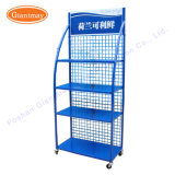 Metal Customized Supermarket Engine Oil Storage Display Shelf Rack for 4s Shop