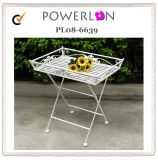 Hot Sale Classic Plant Stand Shelf Flower Stand White