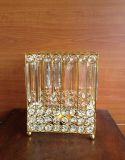 Metal Frame Candle Holder with Crystal Beads (CA-216)